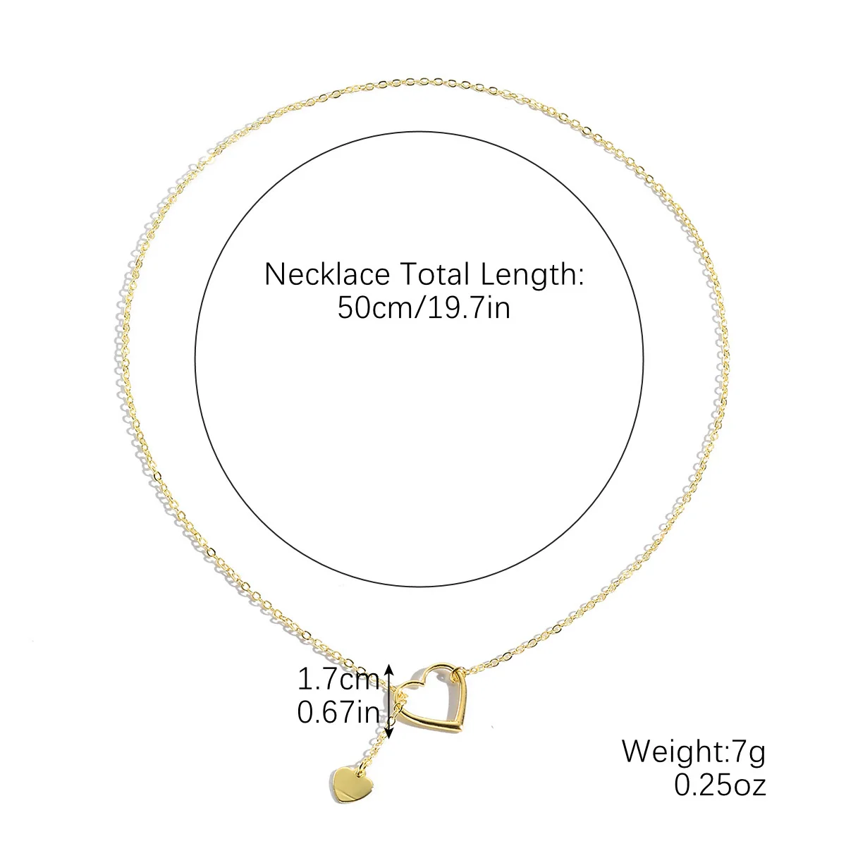 Wholesale Jewelry Zinc Alloy Heart Shape Electroplated Necklace For Women - Image 6