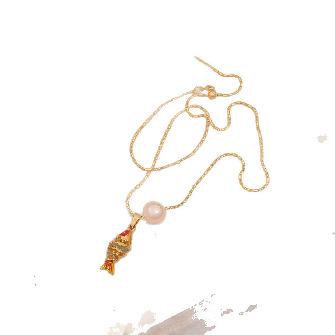 Wholesale Koi Pendant Necklace Colorful Stainless Steel Animal Style - Image 5
