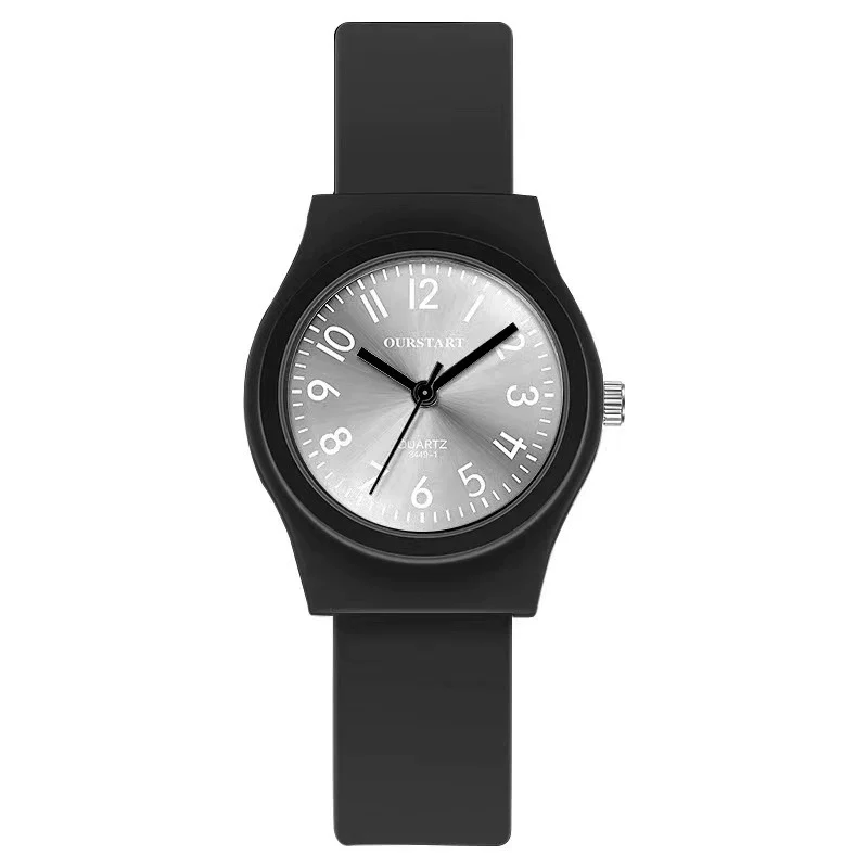 Wholesale Ladies Casual Digital Silicone Quartz Watch In Candy Color Round Dial Alloy Case - Image 4