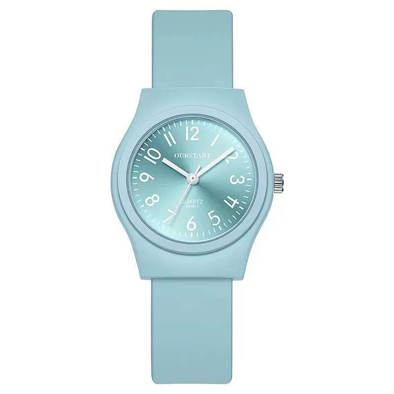Wholesale Ladies Casual Digital Silicone Quartz Watch In Candy Color Round Dial Alloy Case - Image 5