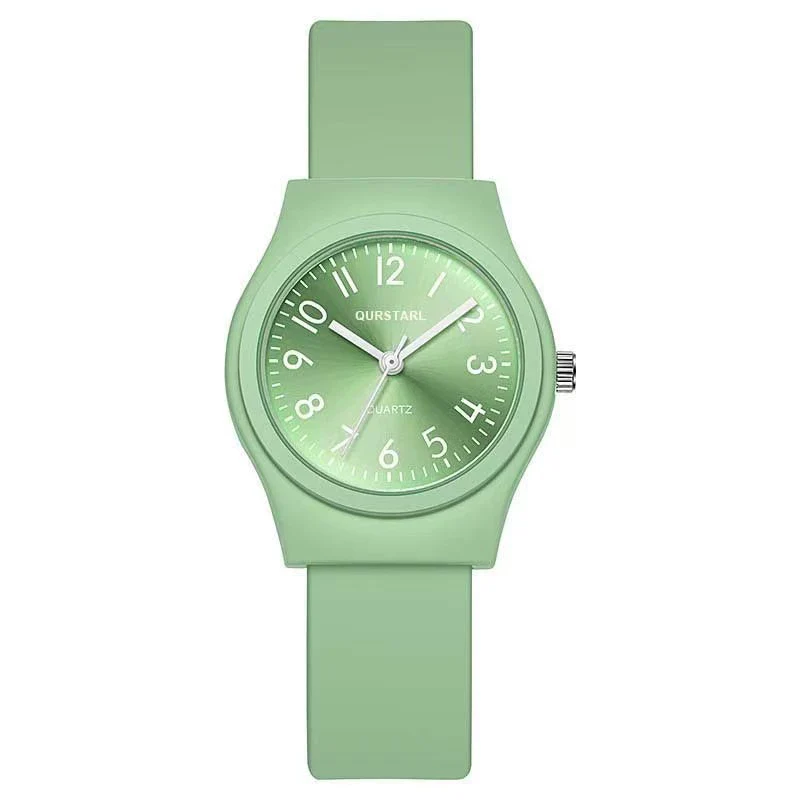 Wholesale Ladies Casual Digital Silicone Quartz Watch In Candy Color Round Dial Alloy Case - Image 9