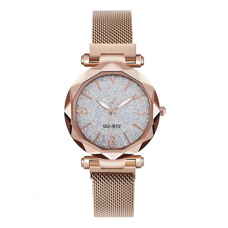 Wholesale Ladies Casual Quartz Watch With Alloy Case Fine Steel Strap And Round Dial Star Design - Image 12