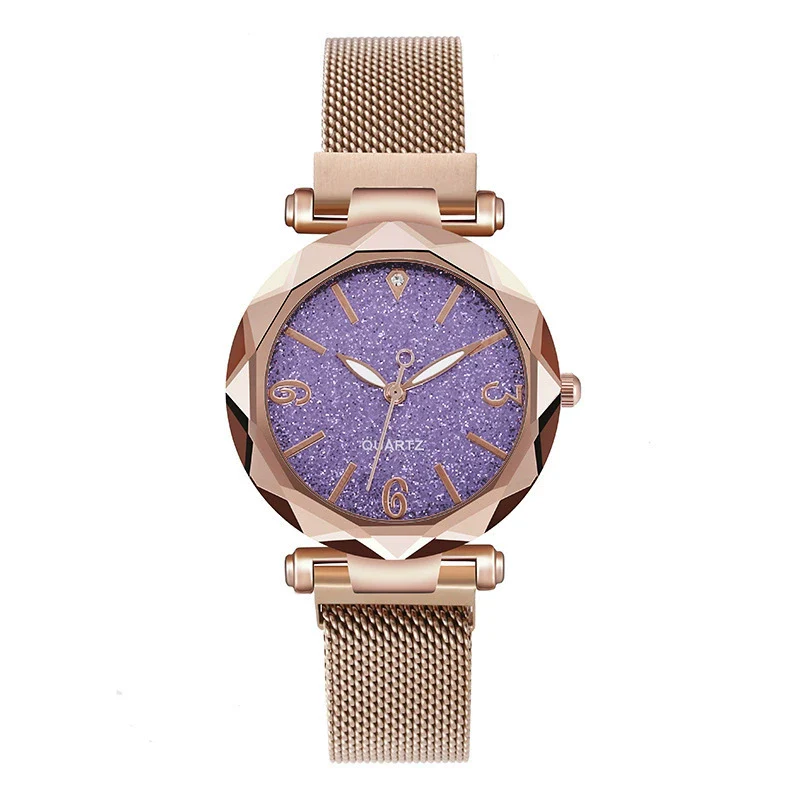 Wholesale Ladies Casual Quartz Watch With Alloy Case Fine Steel Strap And Round Dial Star Design - Image 6