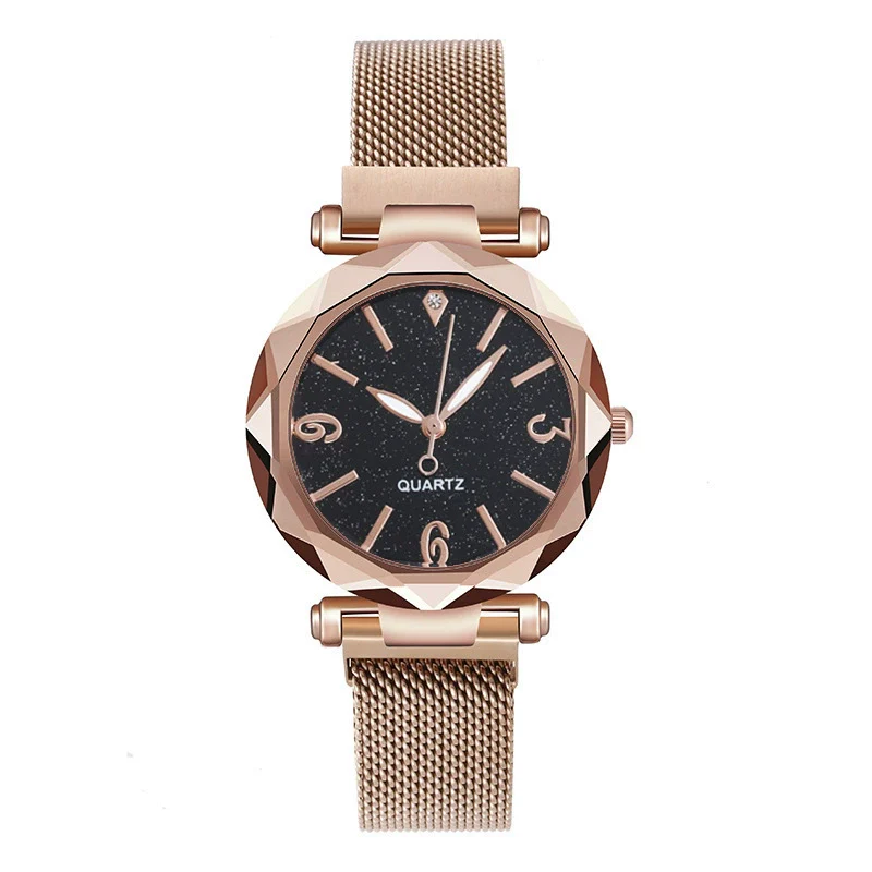 Wholesale Ladies Casual Quartz Watch With Alloy Case Fine Steel Strap And Round Dial Star Design - Image 9