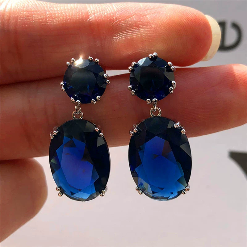 Wholesale Ladies Elegant Geometric Copper Electroplated Earrings - Image 2