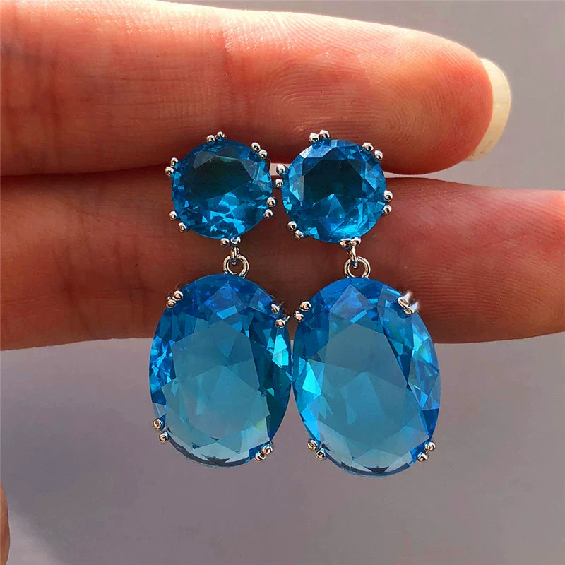 Wholesale Ladies Elegant Geometric Copper Electroplated Earrings - Image 3