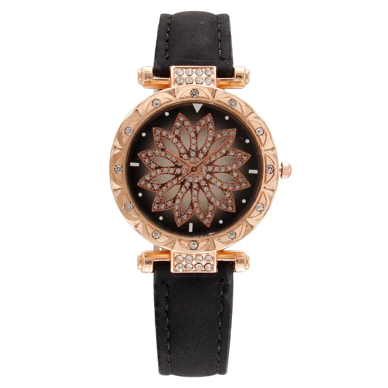 Wholesale Ladies Fashion Quartz Watch With Alloy Case Leather Strap And Round Dial - Image 5