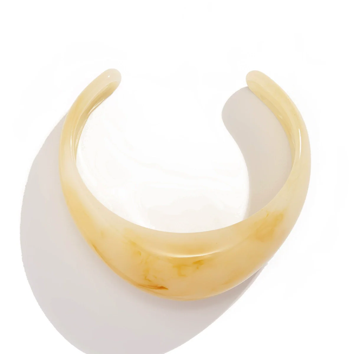 Wholesale Ladies Resin Minimalist Geometric Handmade Open Bracelet - Image 5