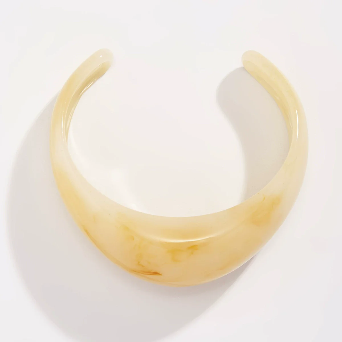 Wholesale Ladies Resin Minimalist Geometric Handmade Open Bracelet - Image 6