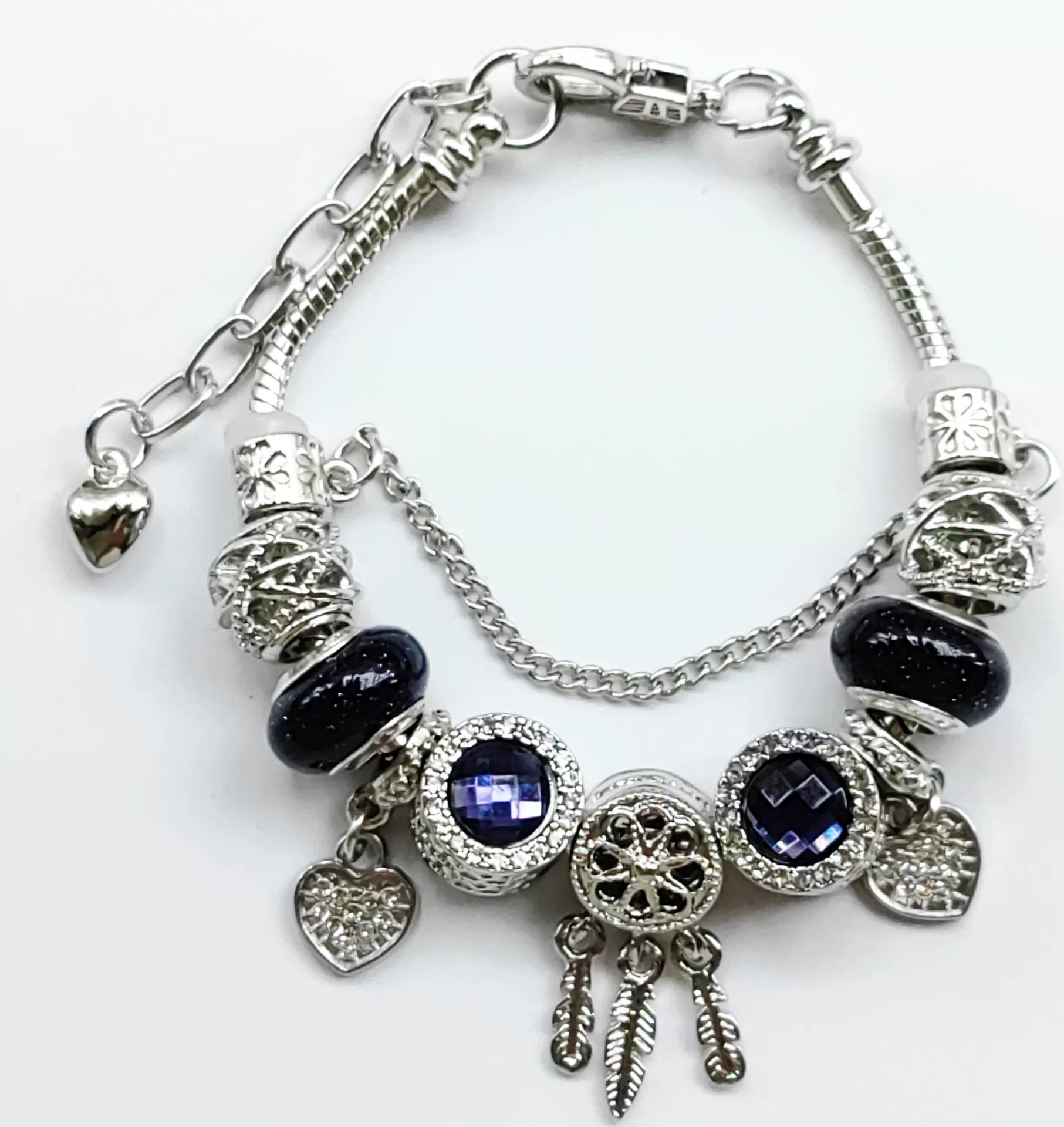 Wholesale Ladies Rhinestone Bracelet With Crown Heart Drop Shape Patterns Electroplated - Image 10