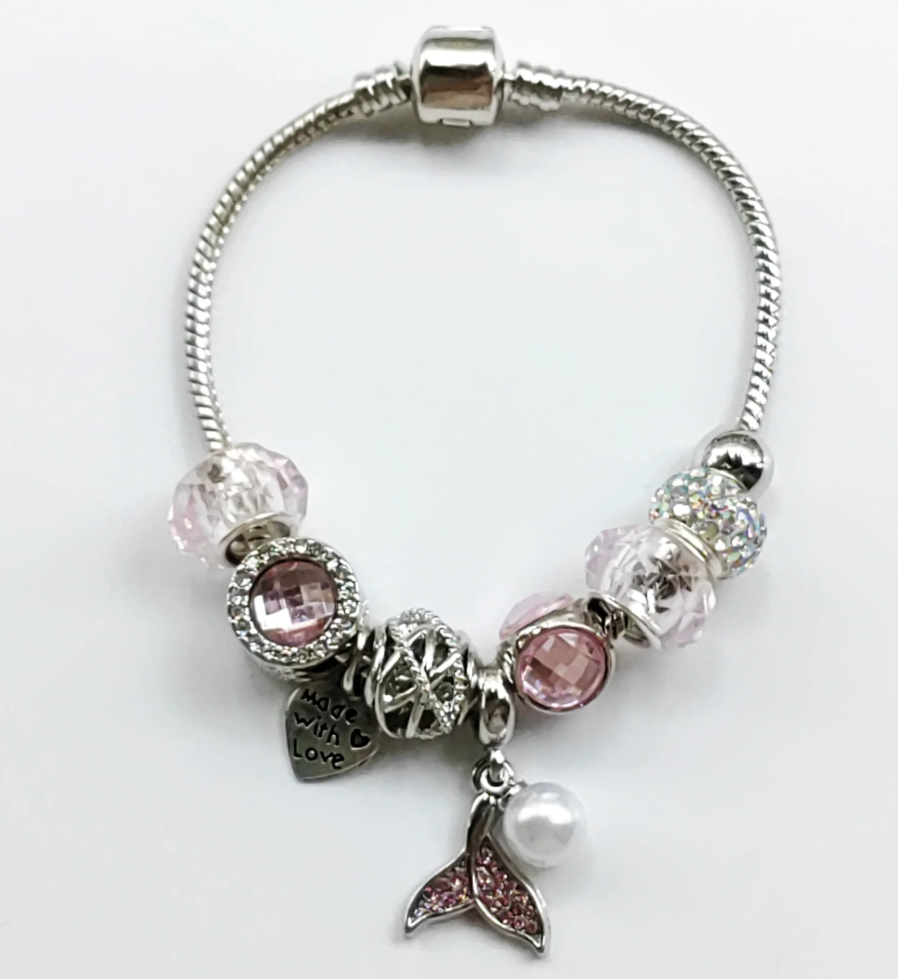 Wholesale Ladies Rhinestone Bracelet With Crown Heart Drop Shape Patterns Electroplated - Image 7