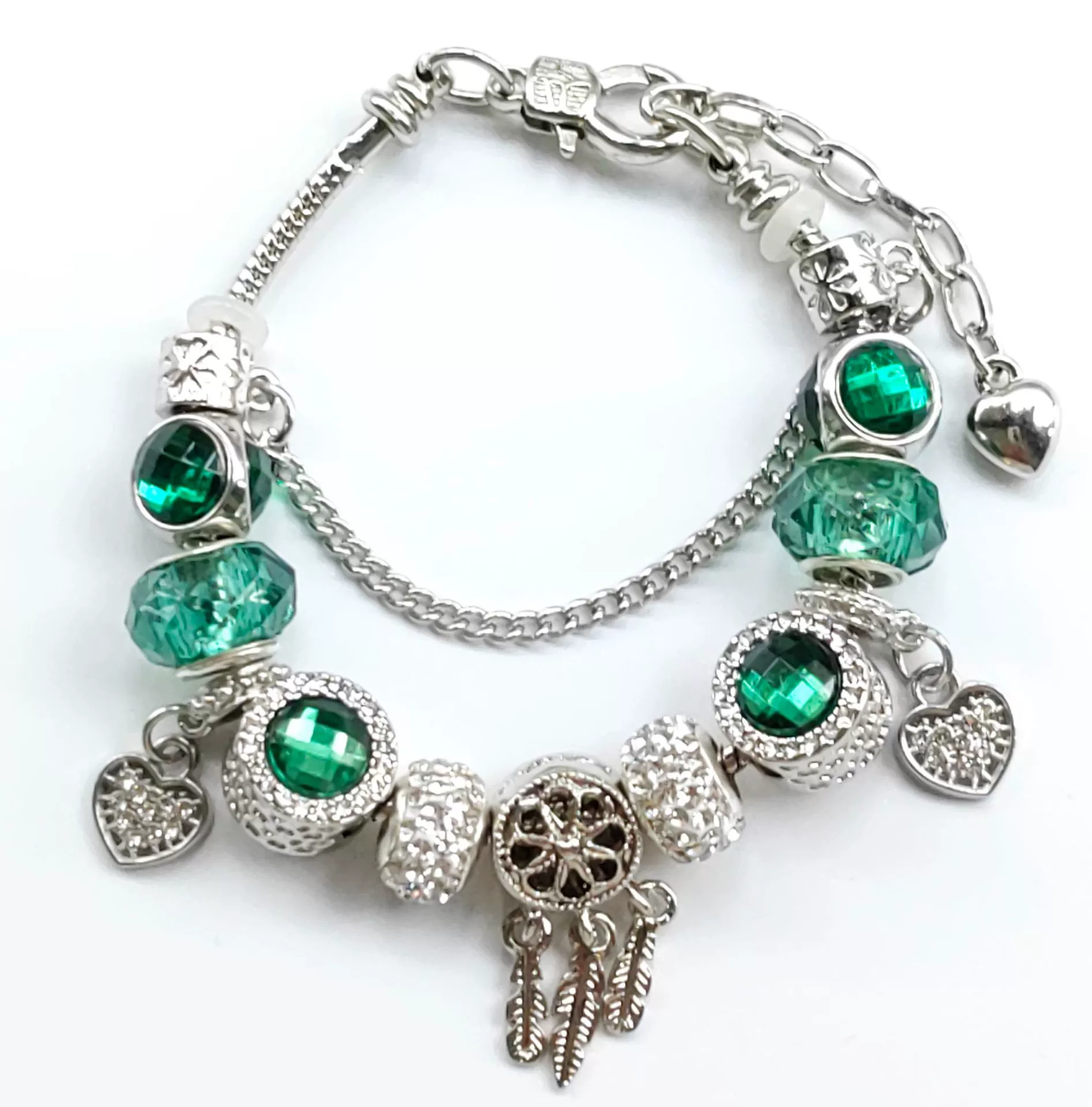 Wholesale Ladies Rhinestone Bracelet With Crown Heart Drop Shape Patterns Electroplated - Image 8