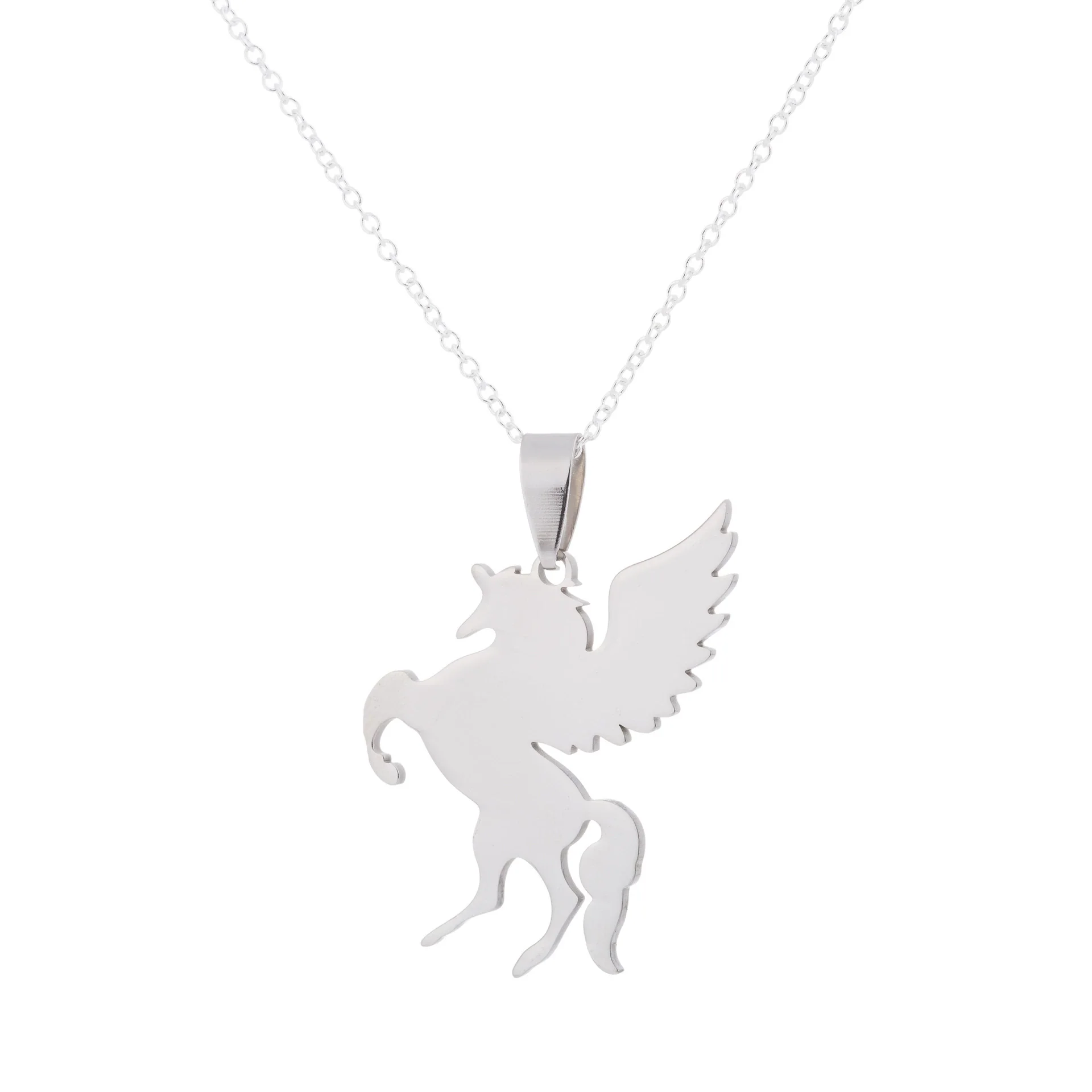 Wholesale Ladies Stainless Steel Animal Pendant Ochain Necklace With Electroplating - Image 7