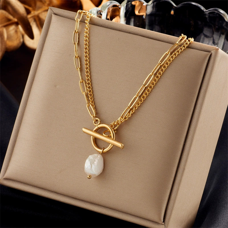 Wholesale Ladies Stainless Steel Heartshaped Pendant Necklace With Electroplating Process And Vintage Design - Image 11