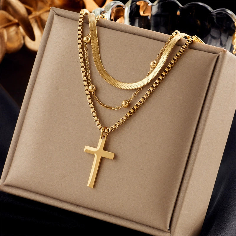 Wholesale Ladies Stainless Steel Heartshaped Pendant Necklace With Electroplating Process And Vintage Design - Image 28
