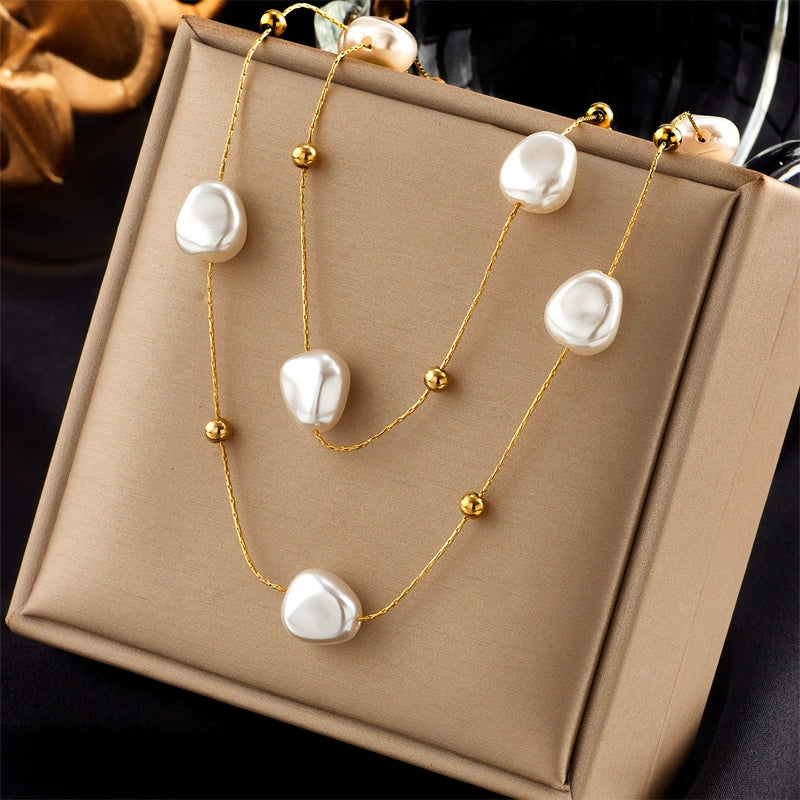 Wholesale Ladies Stainless Steel Heartshaped Pendant Necklace With Electroplating Process And Vintage Design - Image 30