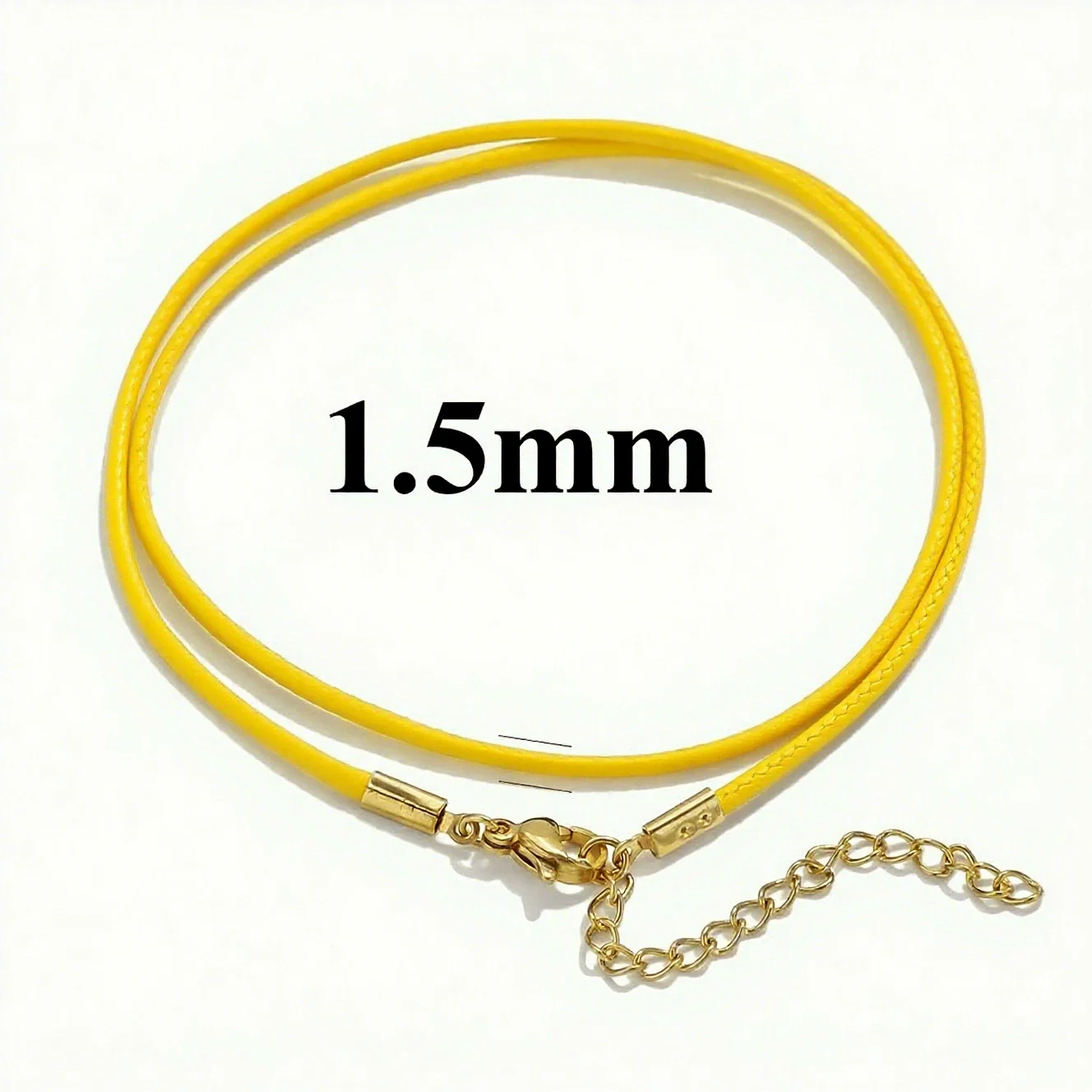 Wholesale Lanyard Necklace Stainless Steel Geometric Handmade Minimalist Wax Rope Leather Rope Pendant - Image 23