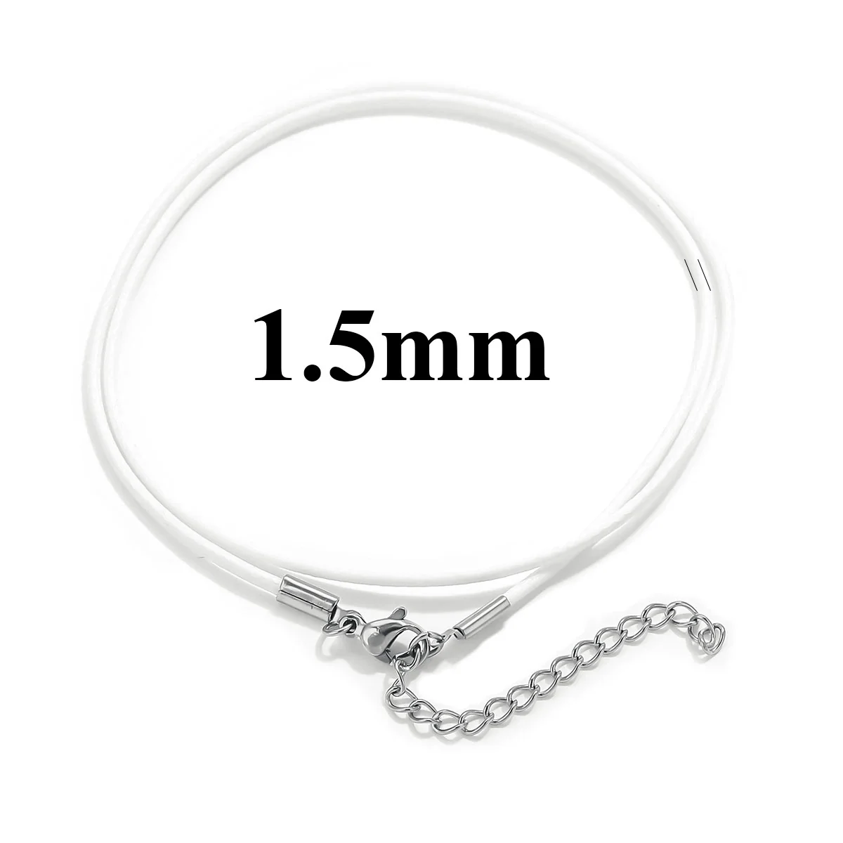 Wholesale Lanyard Necklace Stainless Steel Geometric Handmade Minimalist Wax Rope Leather Rope Pendant - Image 6