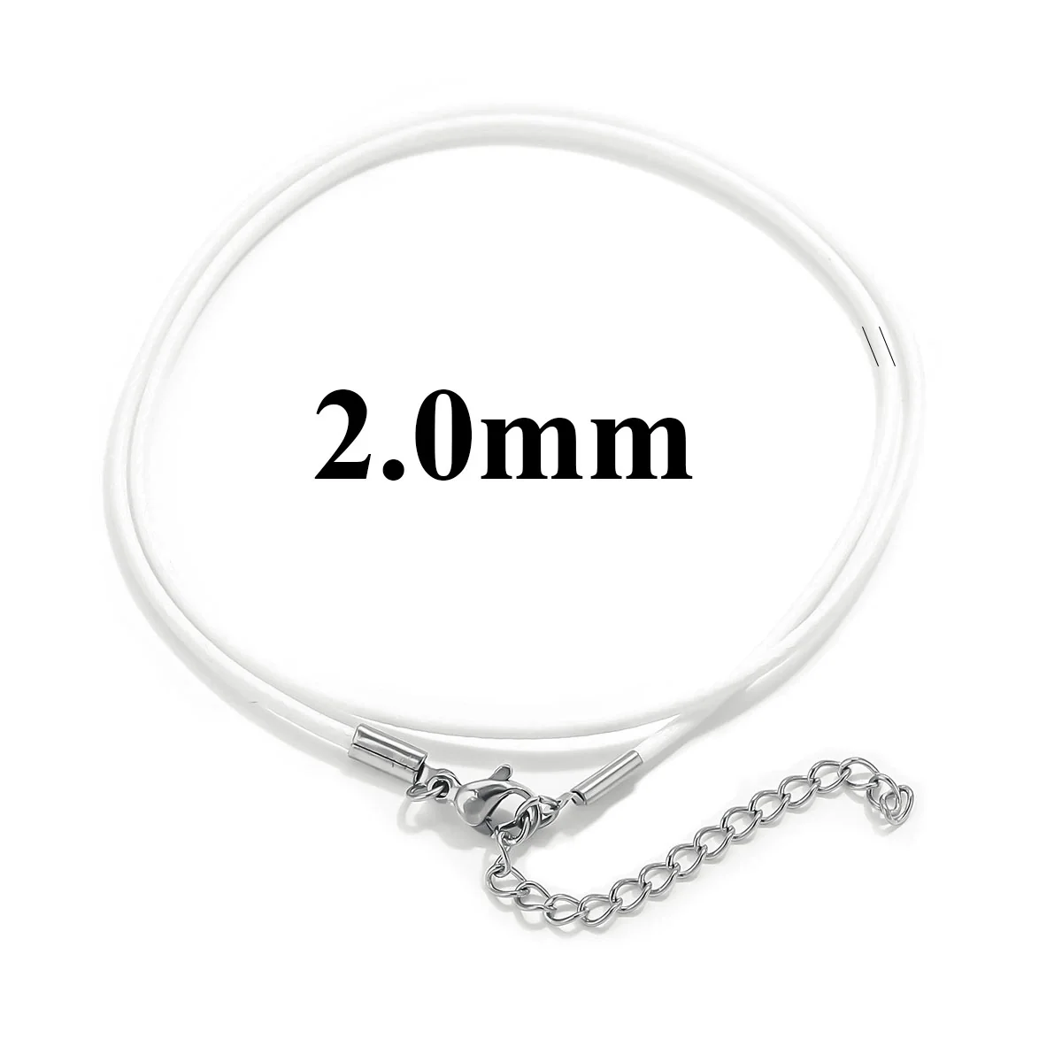 Wholesale Lanyard Necklace Stainless Steel Geometric Handmade Minimalist Wax Rope Leather Rope Pendant - Image 7
