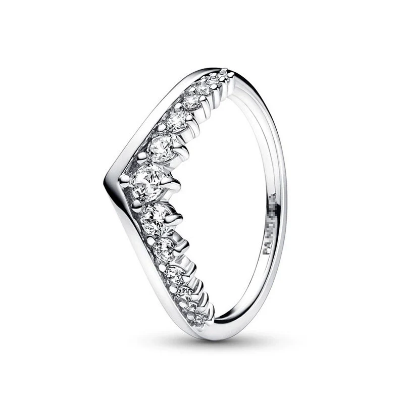 Wholesale Light Luxury Geometric 925 Silver Seiko Drop Crown Zircon Five Pointed Star Ring For Women And Unisex - Image 18