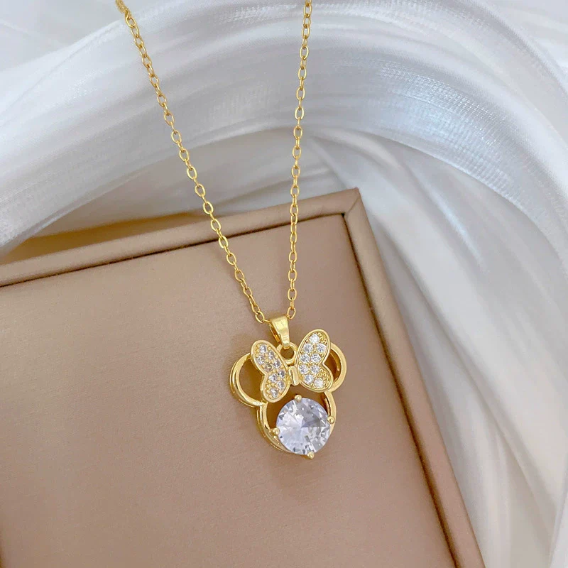 Wholesale Light Luxury Geometric Pendant Necklace With Copper Pendant And Stainless Steel Chain For Unisex - Image 4