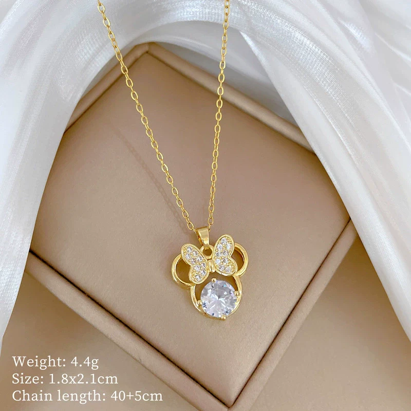 Wholesale Light Luxury Geometric Pendant Necklace With Copper Pendant And Stainless Steel Chain For Unisex - Image 6