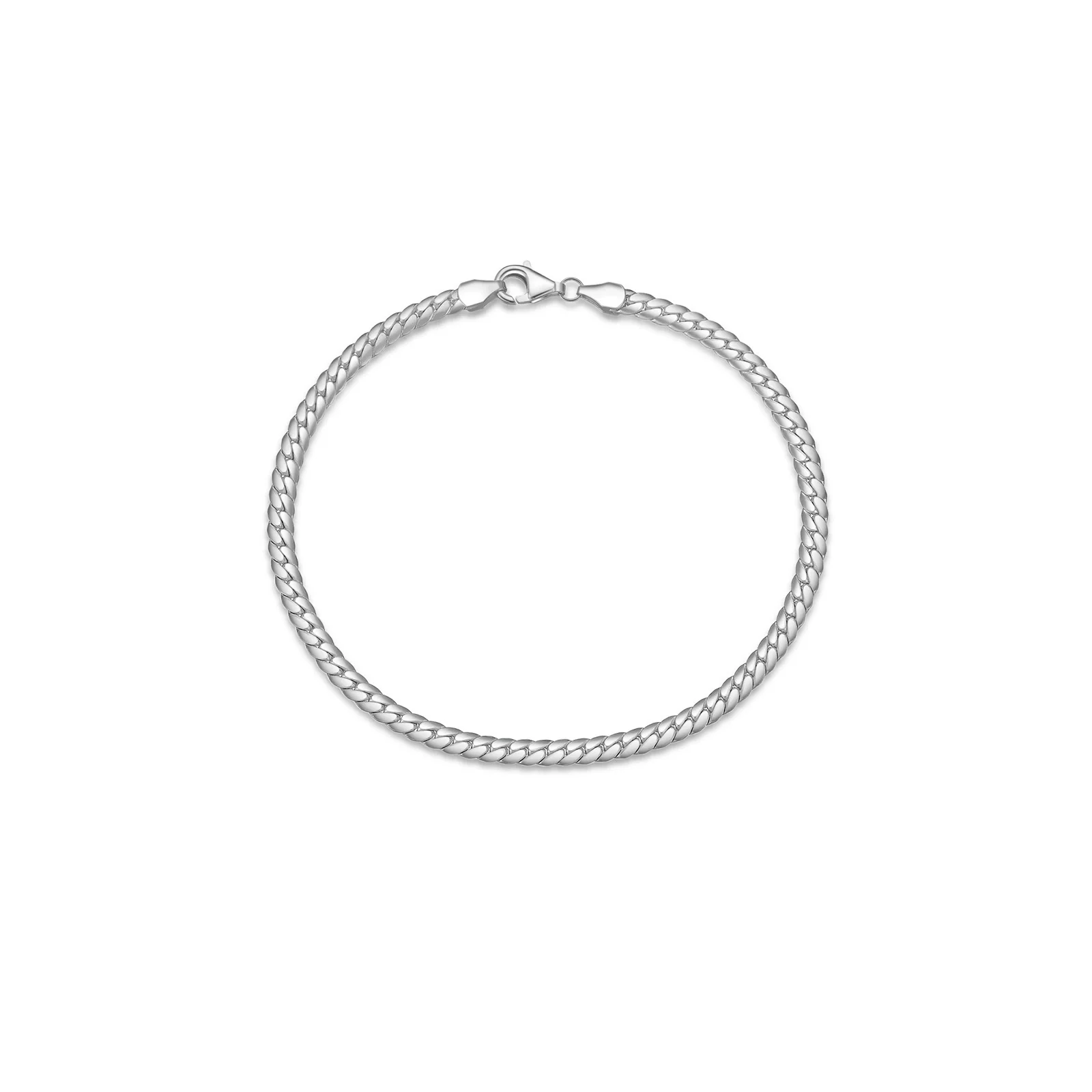 Wholesale Light Luxury Geometric S925 Sterling Silver Electroplated Platinum And 18K Gold Bracelet For Women - Image 5