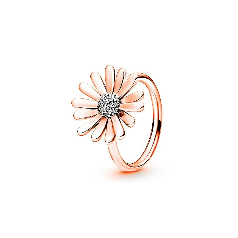 Wholesale Light Luxury Geometric Silver Electroplated Couple Rings - Image 14