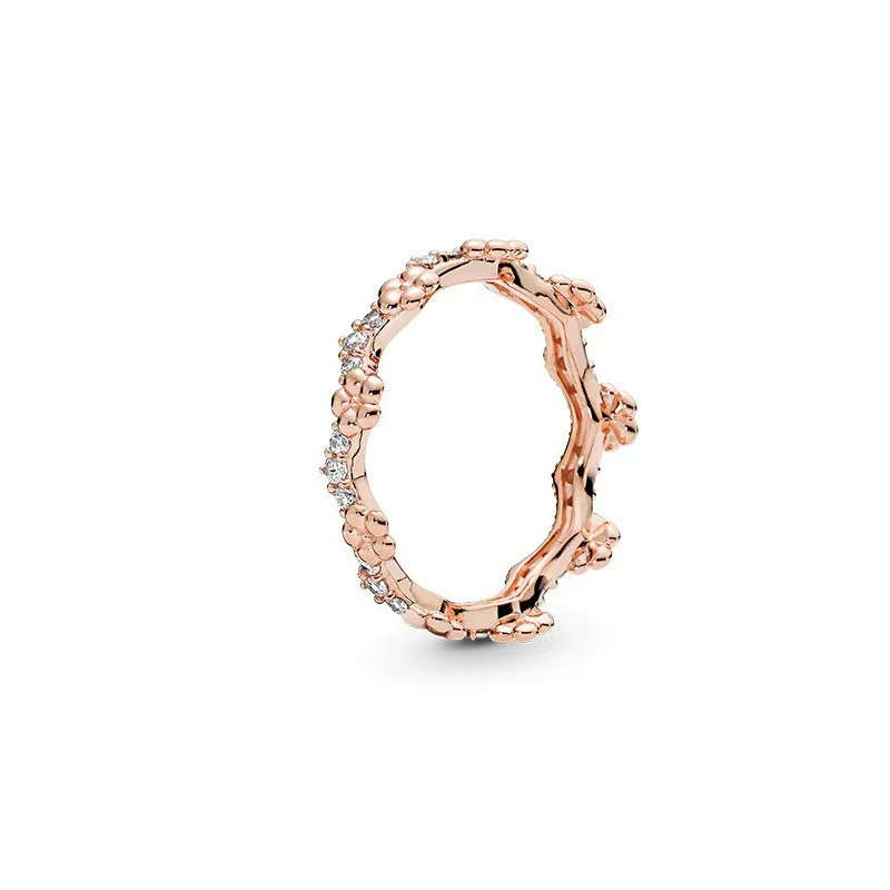 Wholesale Light Luxury Geometric Silver Electroplated Couple Rings - Image 15
