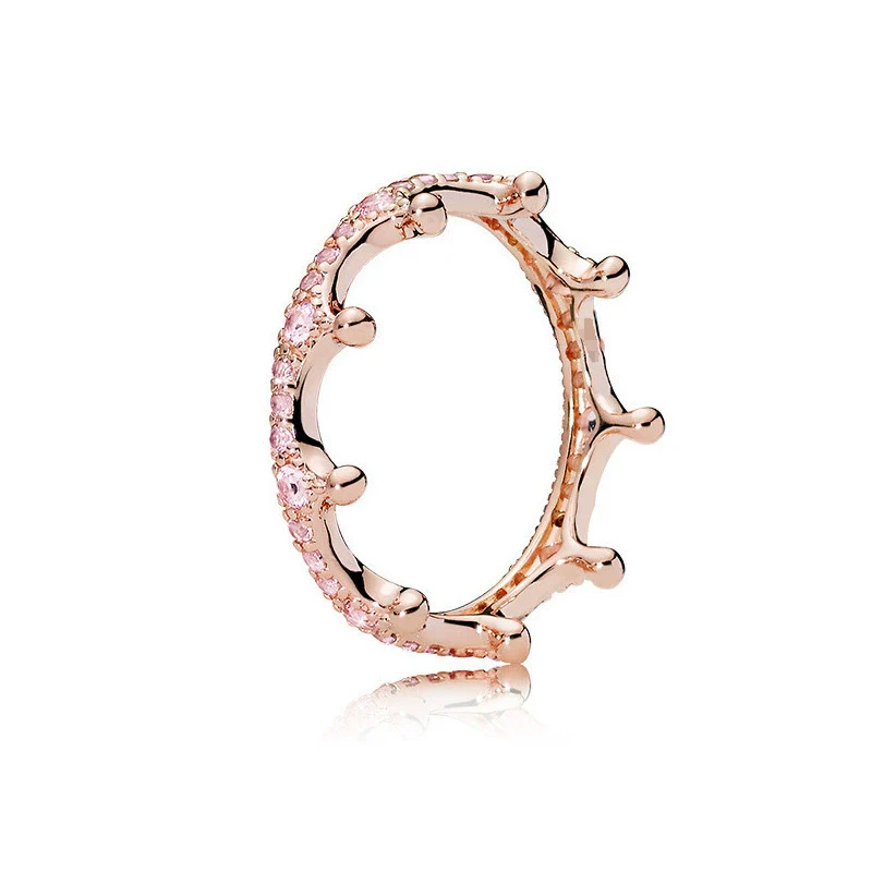 Wholesale Light Luxury Geometric Silver Electroplated Couple Rings - Image 4