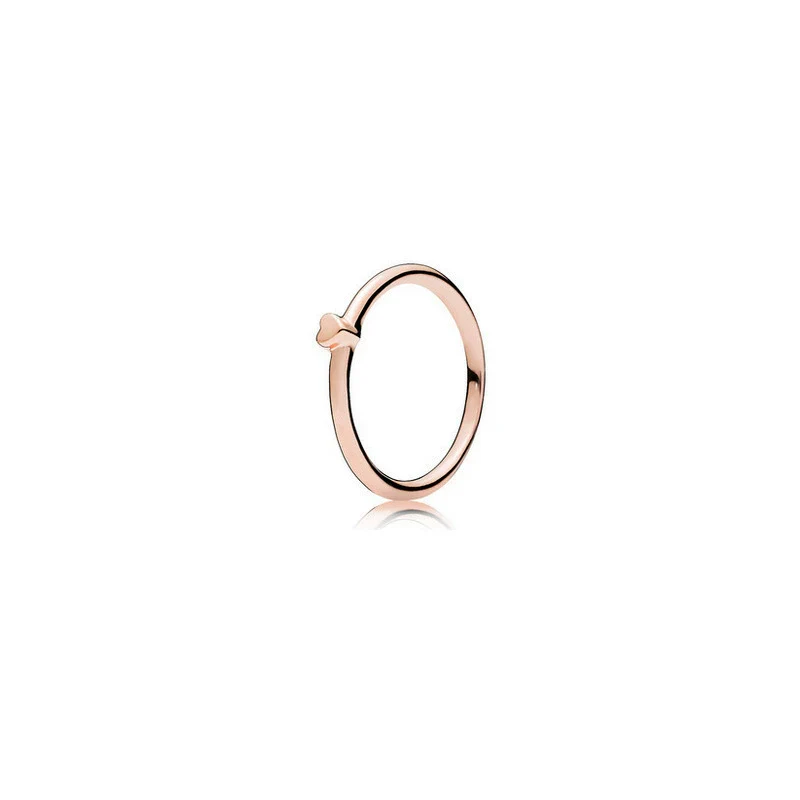 Wholesale Light Luxury Geometric Silver Electroplated Couple Rings - Image 5