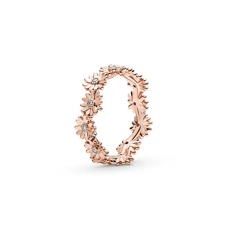 Wholesale Light Luxury Geometric Silver Electroplated Couple Rings - Image 7