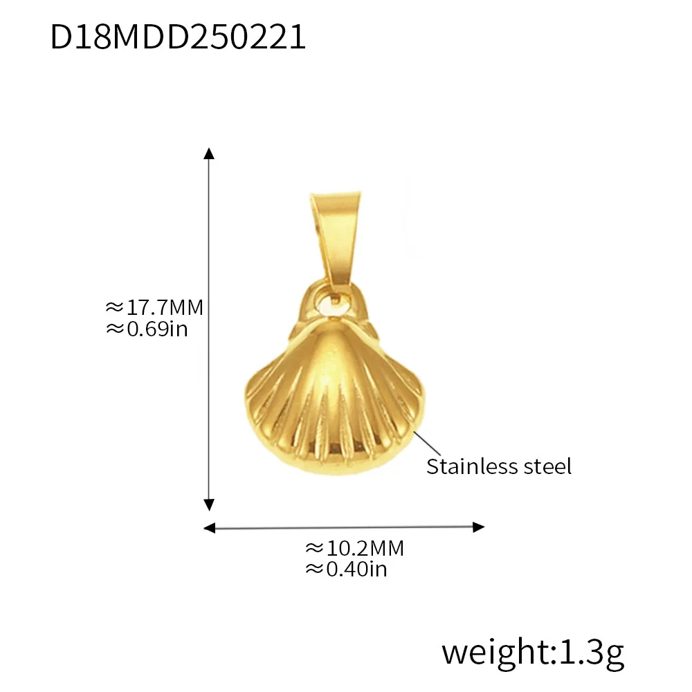 Wholesale Light Luxury Natural Style Stainless Steel Electroplated 18K Real Gold Ferris Wheel Pendant With Heart Flower Animal Zodiac Patterns Jewelry Accessories - Image 19
