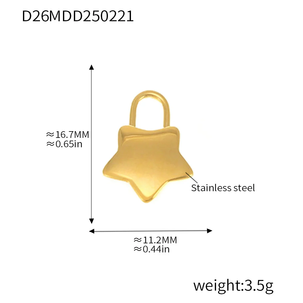 Wholesale Light Luxury Natural Style Stainless Steel Electroplated 18K Real Gold Ferris Wheel Pendant With Heart Flower Animal Zodiac Patterns Jewelry Accessories - Image 26