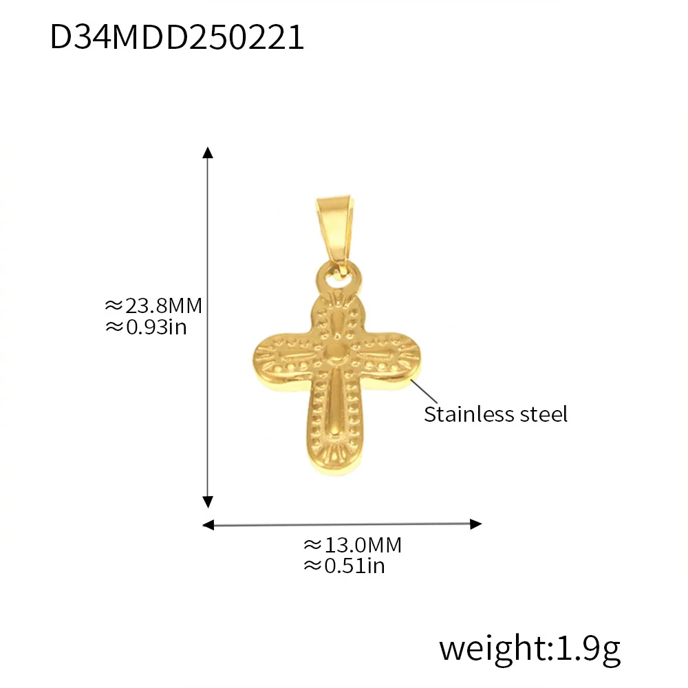Wholesale Light Luxury Natural Style Stainless Steel Electroplated 18K Real Gold Ferris Wheel Pendant With Heart Flower Animal Zodiac Patterns Jewelry Accessories - Image 33