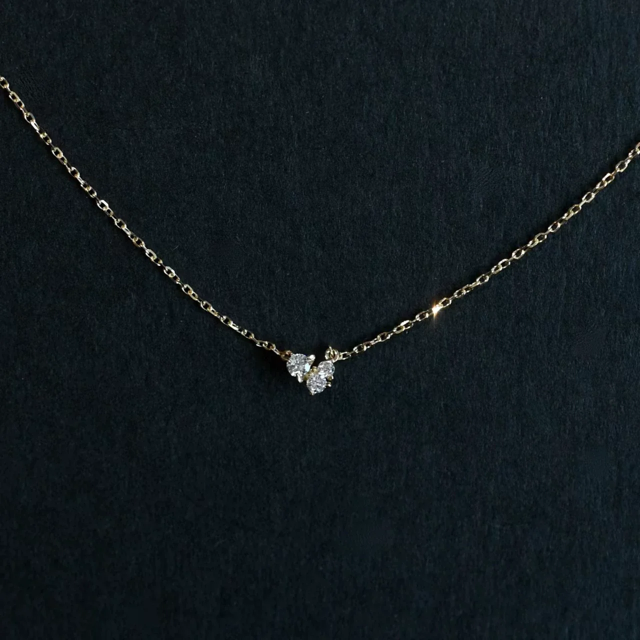 Wholesale Light Luxury Sterling Silver 14K Gold Plated Zircon Cross Chain Necklace For Women