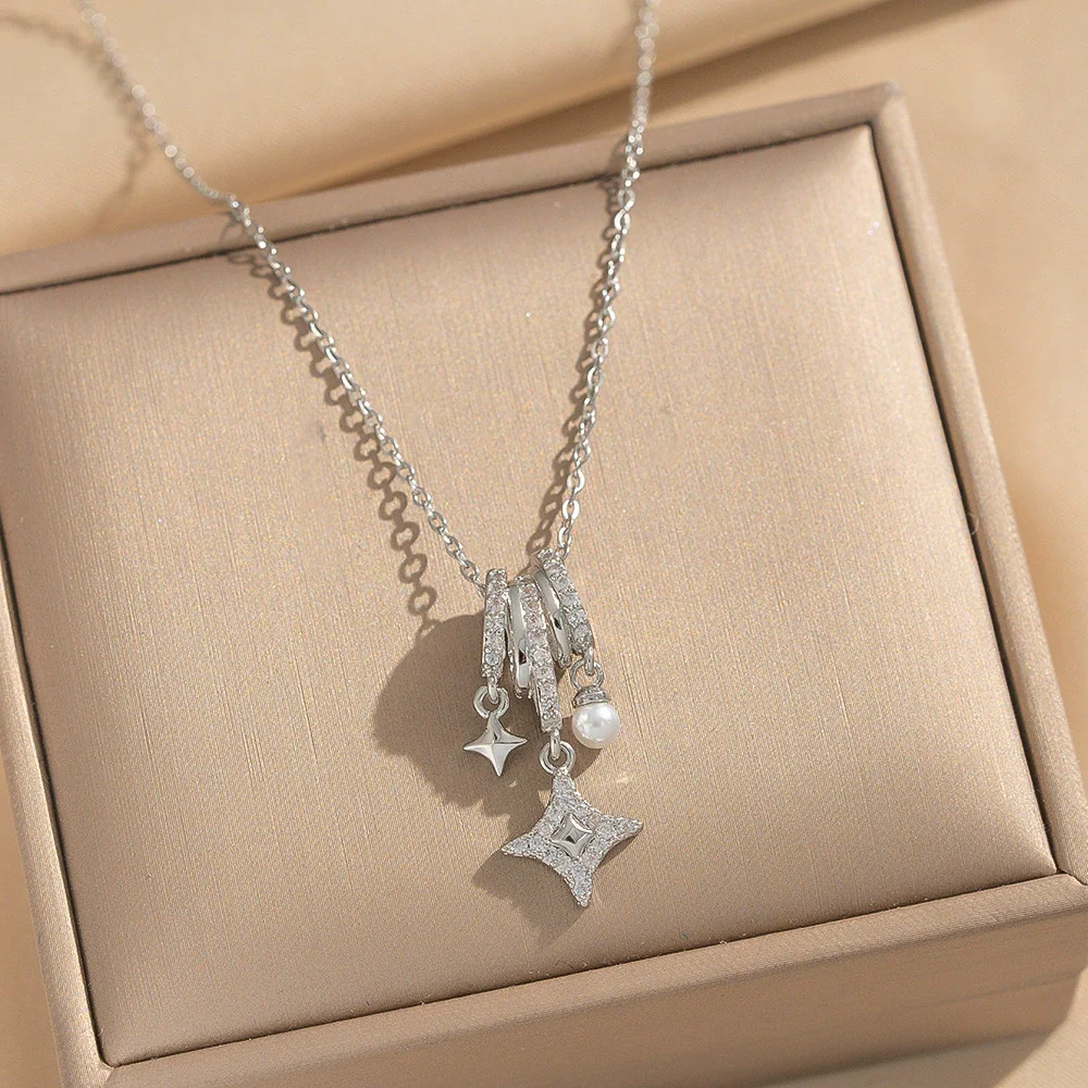 Wholesale Light Luxury Style Geometric Wave Pattern 18K Gold Plated Copper Pendant O Word Chain Necklace For Women - Image 37