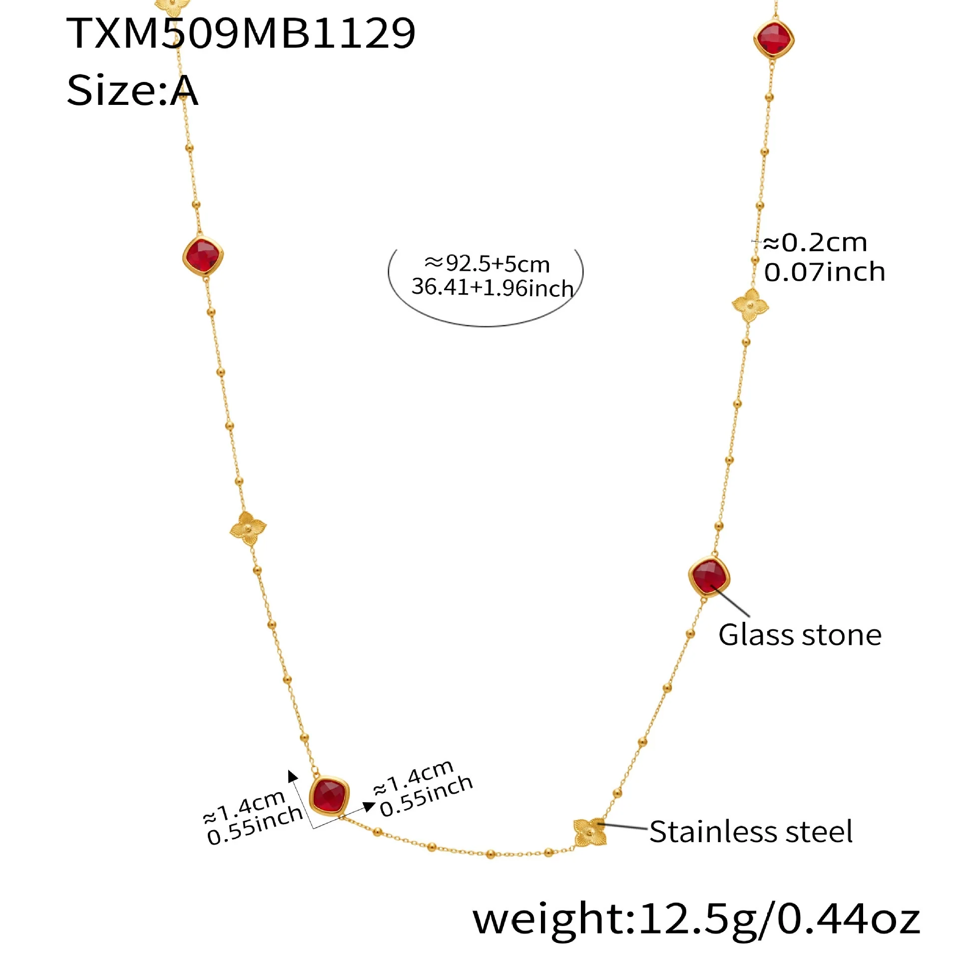 Wholesale Light Luxury Style Stainless Steel And Zircon Electroplated Jewelry Set With Four Leaf Flower Inlaid Design For Women Including Bracelet Necklace And Earrings - Image 10