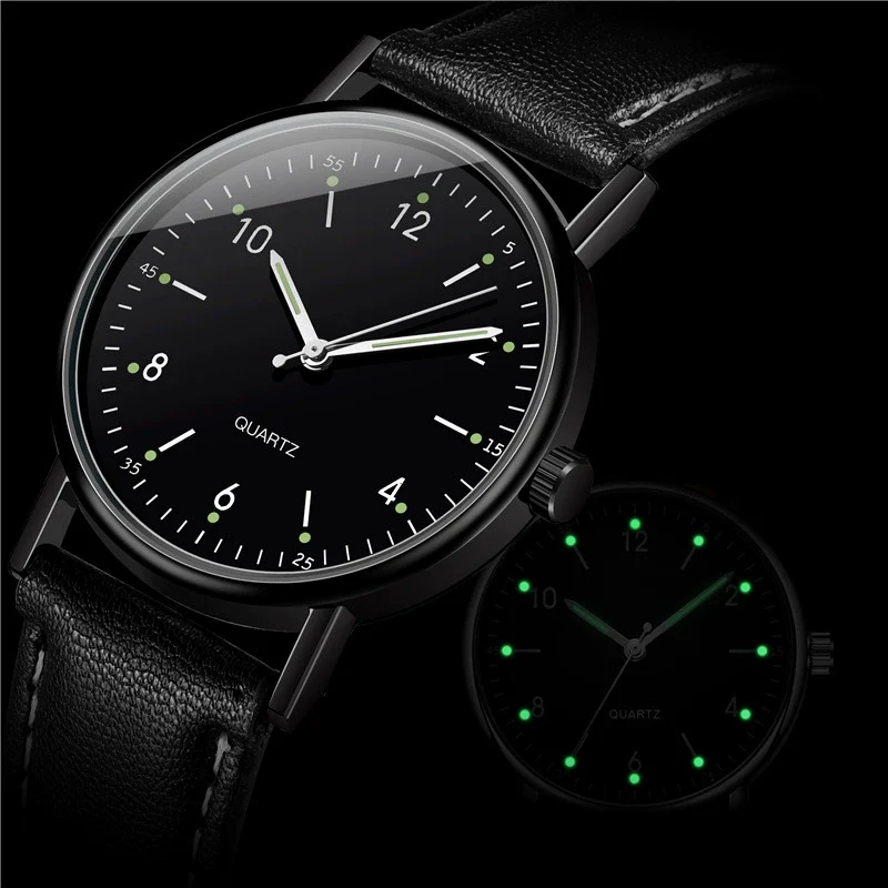 Wholesale Luminous Casual Digital Belt Quartz Watch For Men And Women Metal Case Stainless Steel Buckle Round Dial Ordinary Glass Mirror