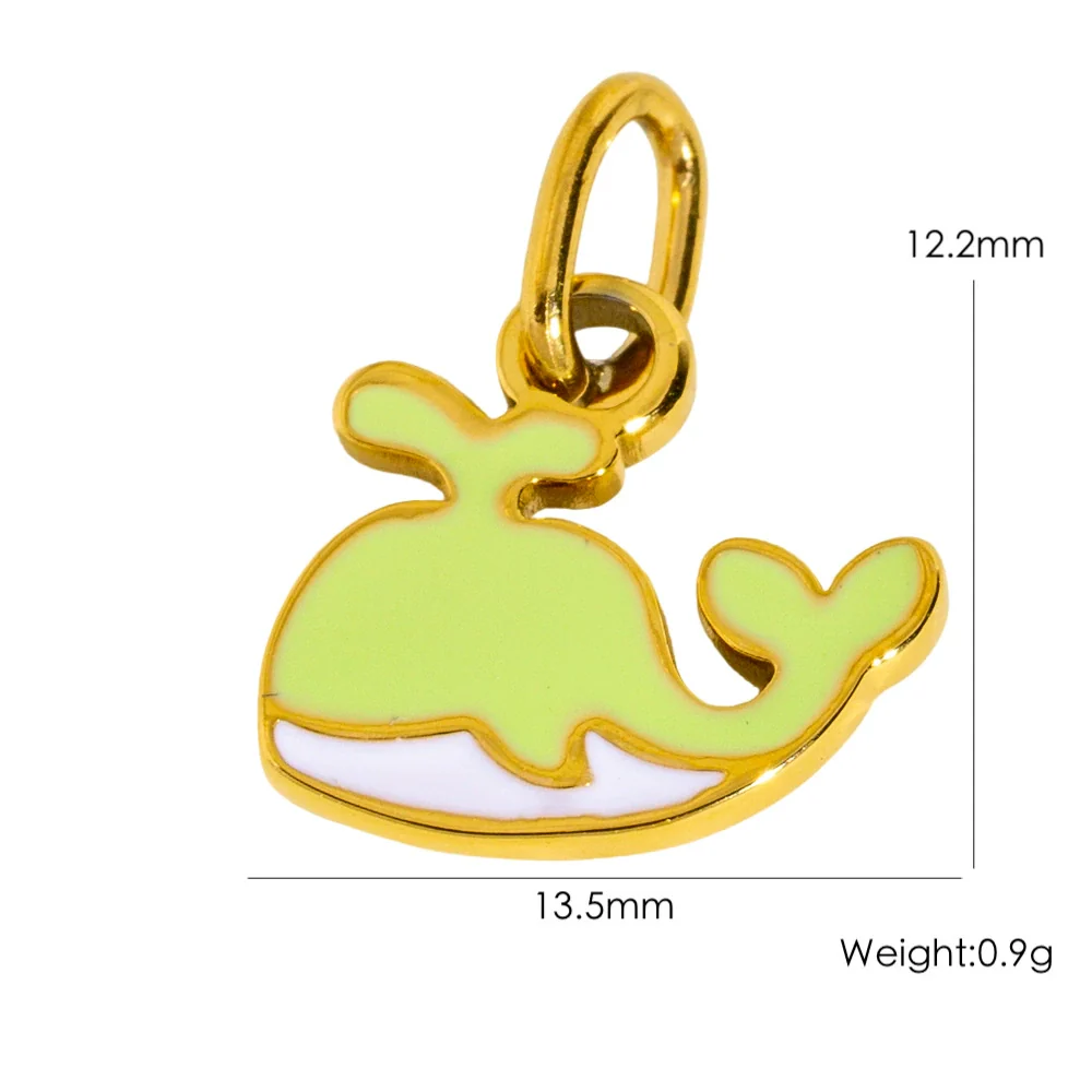 Wholesale Marine Animals Stainless Steel Pendant Jewelry With Electroplating Vacuum In Furnace Process - Image 15