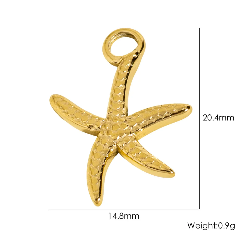 Wholesale Marine Animals Stainless Steel Pendant Jewelry With Electroplating Vacuum In Furnace Process - Image 16