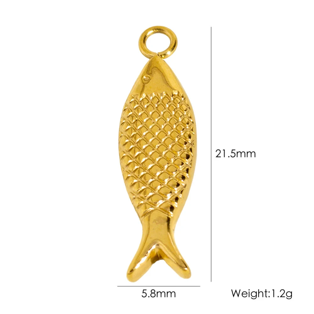 Wholesale Marine Animals Stainless Steel Pendant Jewelry With Electroplating Vacuum In Furnace Process - Image 18