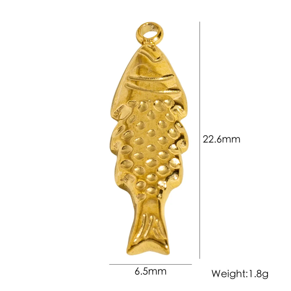 Wholesale Marine Animals Stainless Steel Pendant Jewelry With Electroplating Vacuum In Furnace Process - Image 19