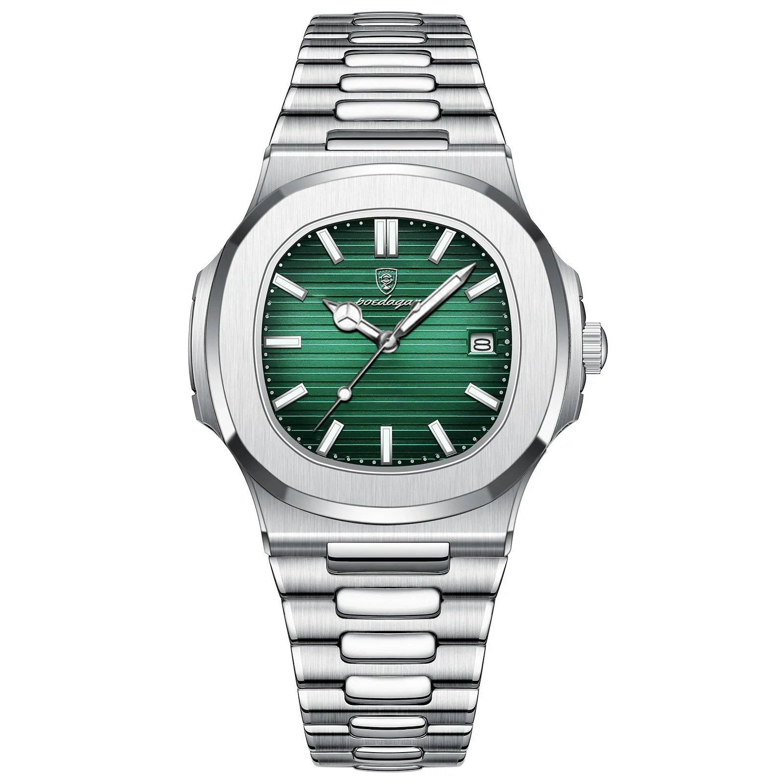 Wholesale Men's Alloy And Stainless Steel Waterproof Ultrathin Square Business Quartz Watch - Image 8