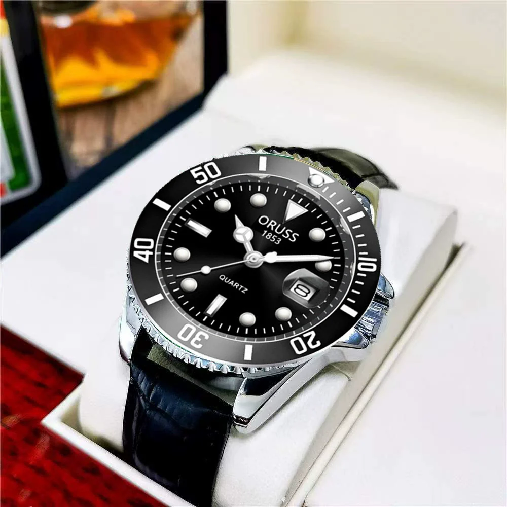 Wholesale Men's Alloy Business Style Waterproof Quartz Watch With Mineral Reinforced Glass Mirror And Round Dial - Image 2