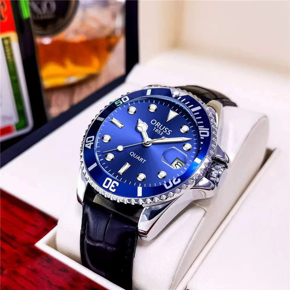 Wholesale Men's Alloy Business Style Waterproof Quartz Watch With Mineral Reinforced Glass Mirror And Round Dial - Image 3