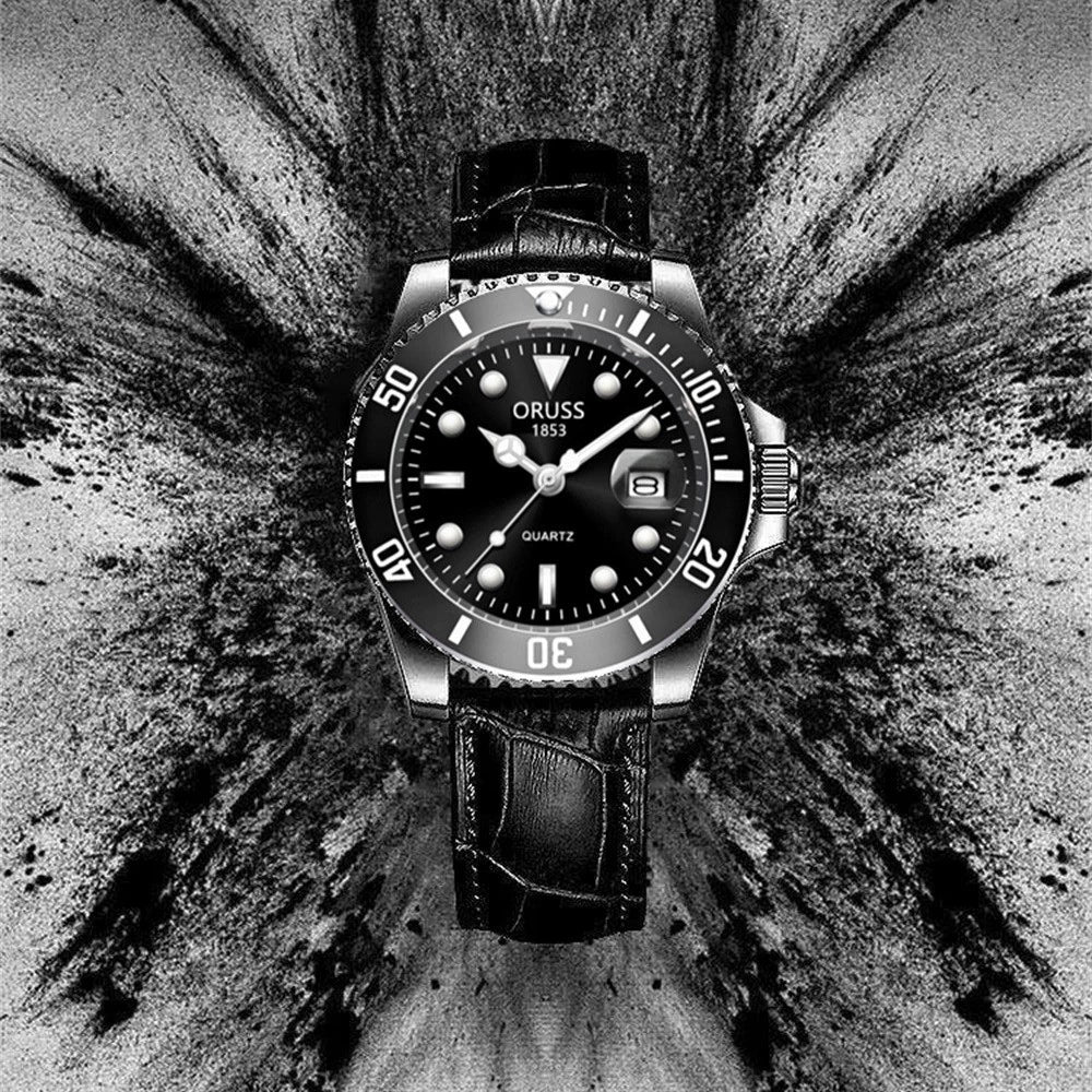 Wholesale Men's Alloy Business Style Waterproof Quartz Watch With Mineral Reinforced Glass Mirror And Round Dial - Image 4