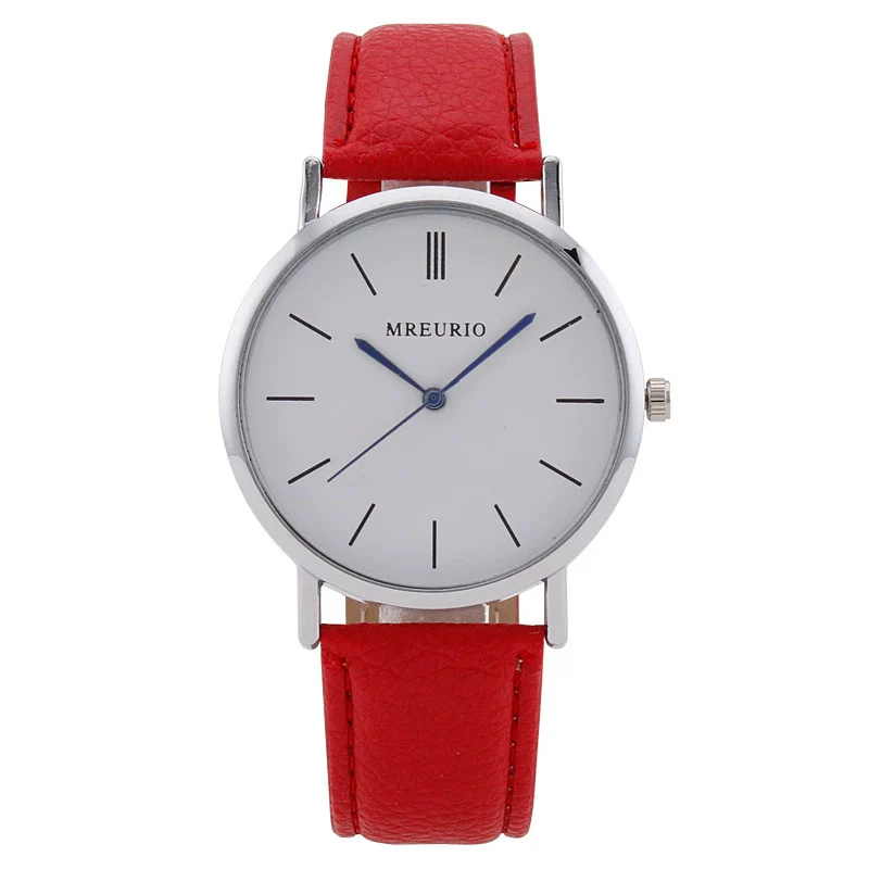 Wholesale Men's Alloy Case Pu Strap Round Dial Watch With Mineral Strengthened Glass Mirror - Image 10