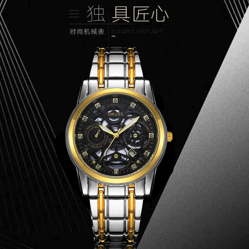 Wholesale Men's Alloy Watch With Hollow Design Luminous And Waterproof Round Dial - Image 4