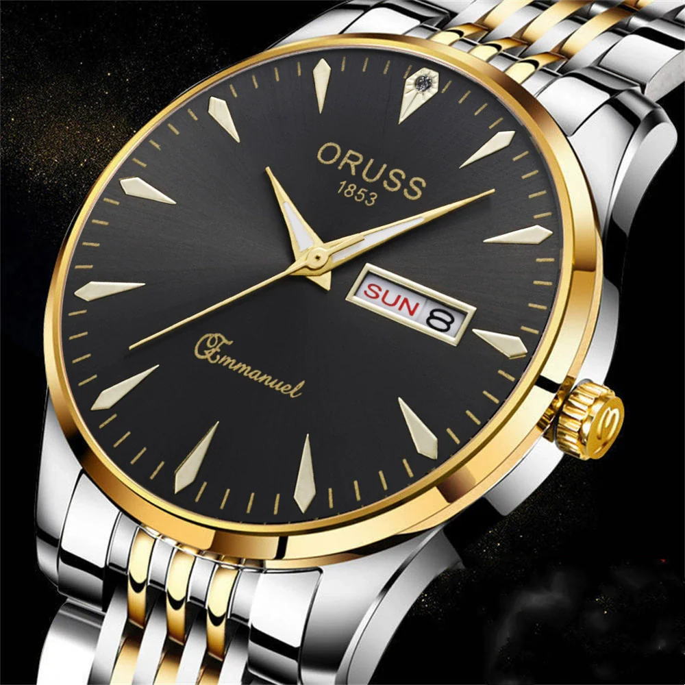 Wholesale Men's Business Style Alloy And Alloy Steel Watches Round Dial Luminous Waterproof Quartz Automatic - Image 2